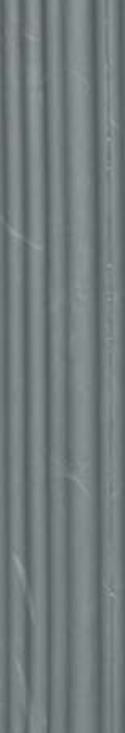 Grey Marble Charcoal Louvers Panel & Stone 9.5x0.4 Ft - Pn 00523