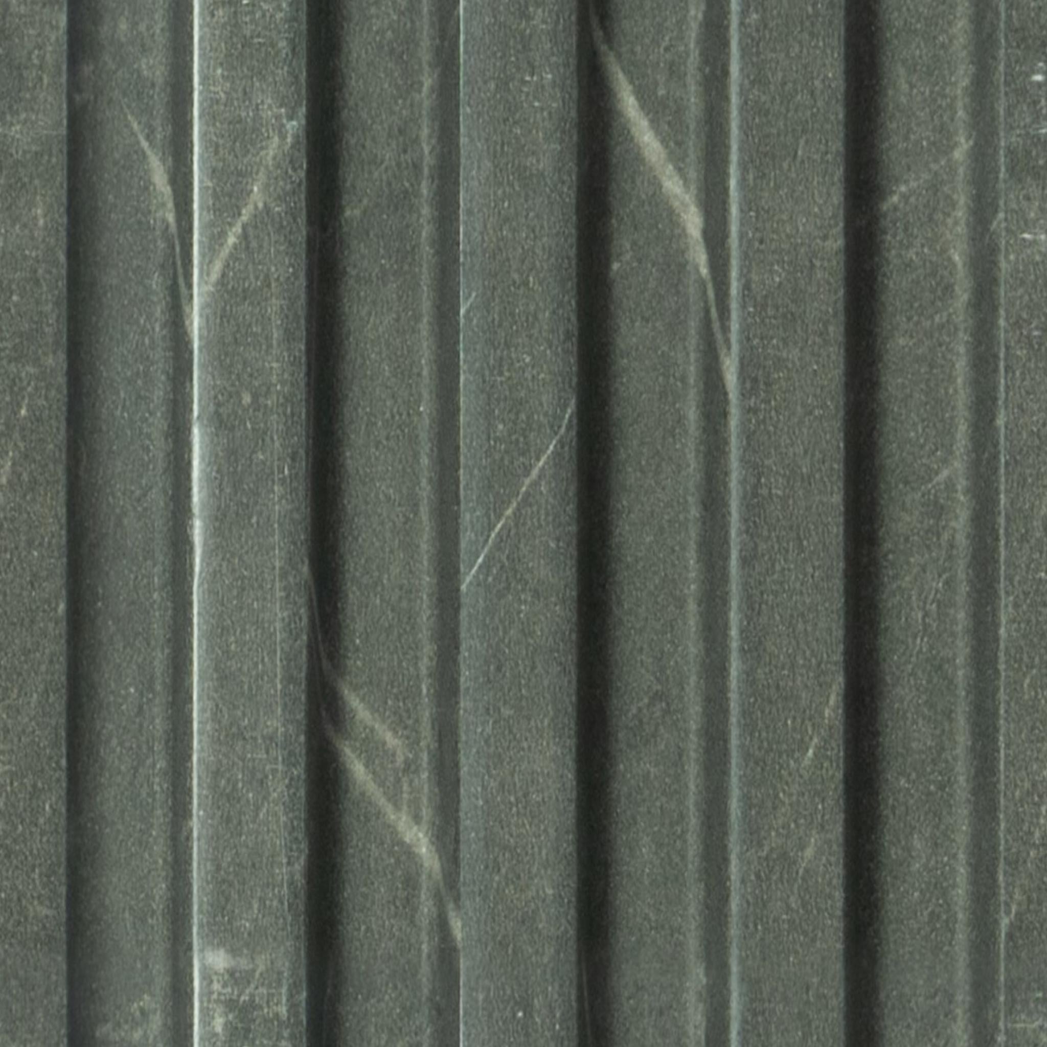 Grey Marble Charcoal Louvers & Stone 9.5x0.41 Ft - Pn 00807