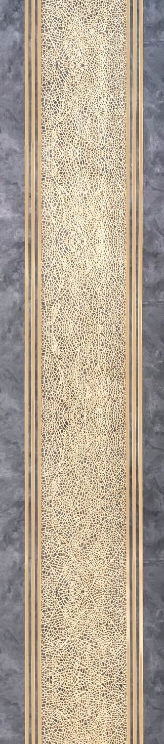 Decorative Wall Panel Designer Grey 8x2 Ft - Ed1015