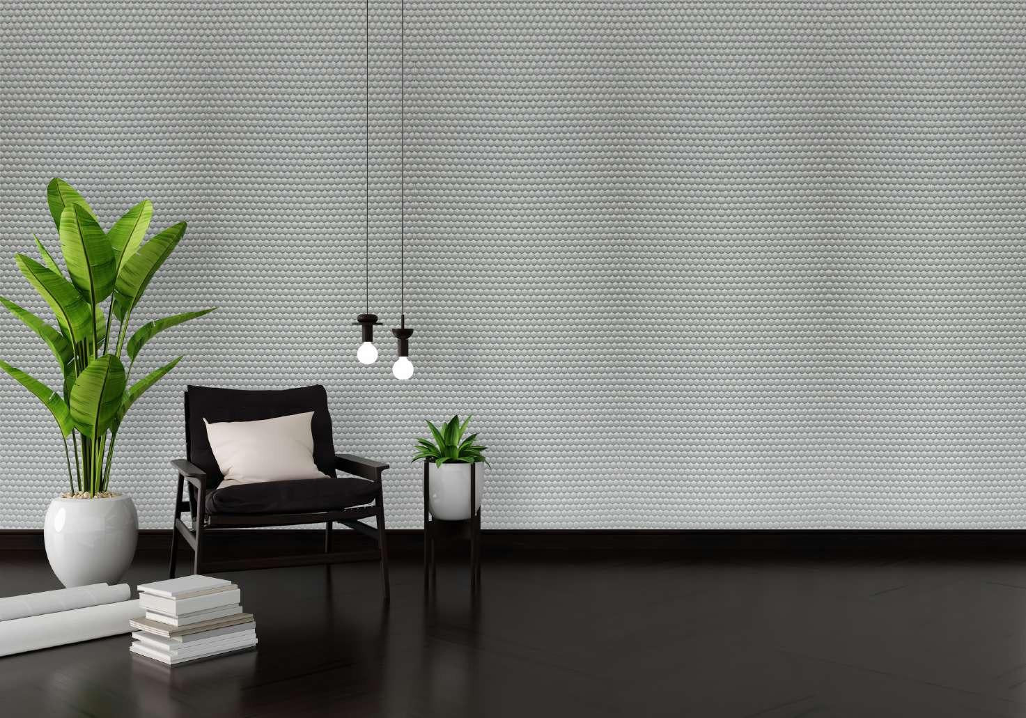 Decorative Wall Panel Designer Grey 8x2 Ft - Pn 03818