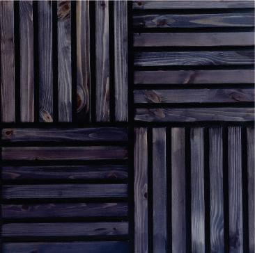 Premium Wood Panel Grey Patterned Look Charcoal Louvers/Panel 9x0.93 ft designer Grey WK05