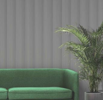 Plain Solids Charcoal Louvers Panel Colors Grey 8x0.41 Ft - Pn 00616