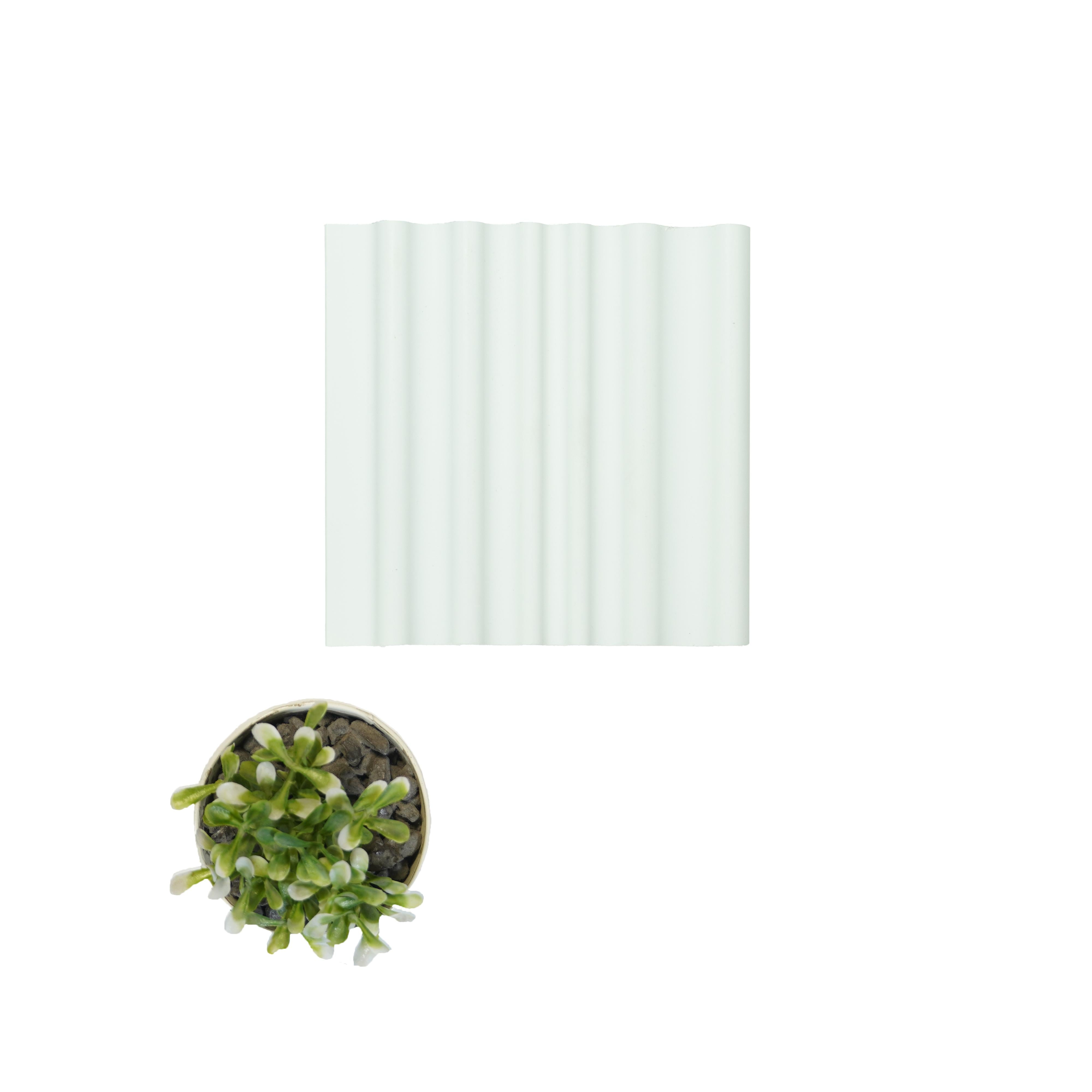 Plain Solids Charcoal Louvers Panel Colors Grey 9.5x0.4 Ft - Pn 00520