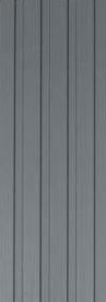Grey Plain Colour Charcoal Louvers Panel Colors 9.5x0.4 Ft - Pn 03395