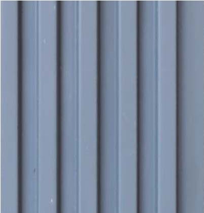 Plain Solids Grey Colour Louvers Colors 8x0.41 Ft - 941014