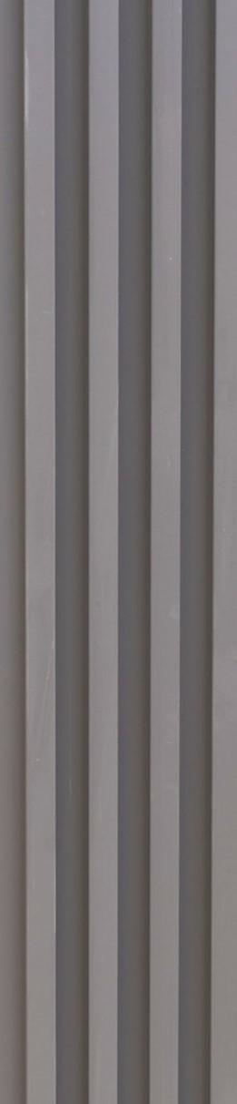 Grey Plain Colour Wpc Louver Colors 9.5x0.5 Ft - Pn 02909