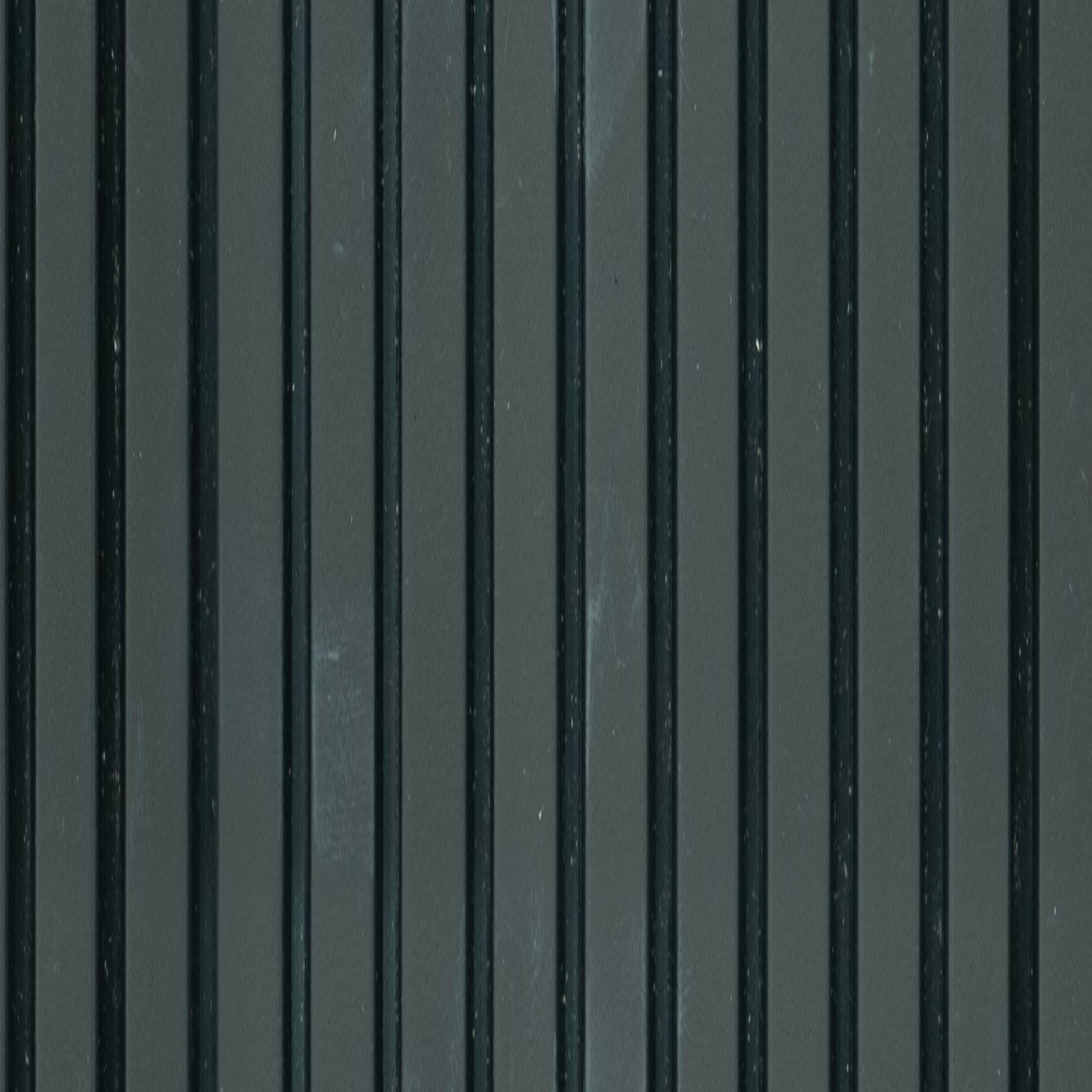 Rang Charcoal Louver Plain Colors Grey 8x1 Ft - Ra 8112