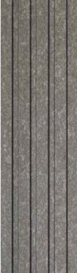 Grey Stone Charcoal Louver Panel Marble & 8x0.4 Ft - Pn 00666