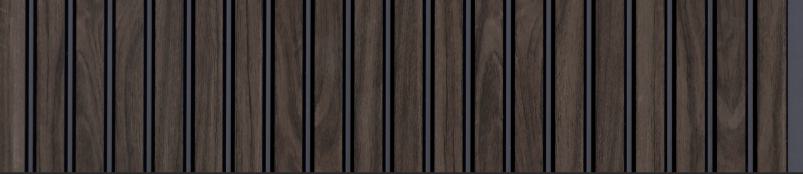 Grey Wooden Charcoal Louver Wood 8x1 Ft - Pn 00760