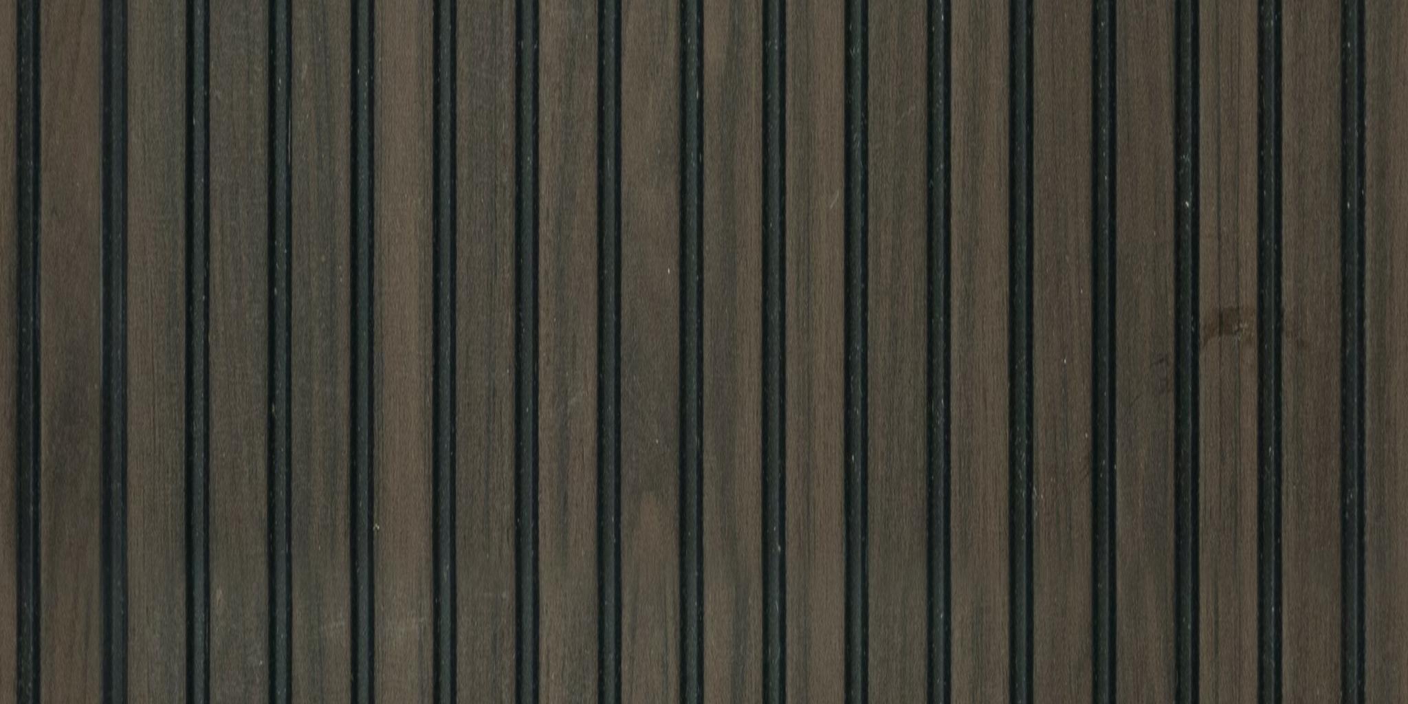 Grey Wooden Charcoal Louver Wood 8x1 Ft - Pn 00760