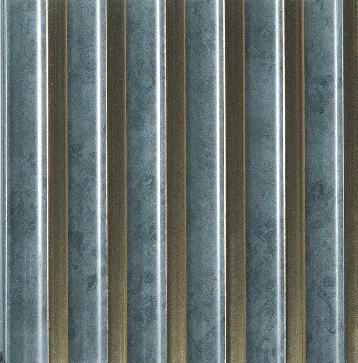 Premium Charcoal Panel Wood Louvers Grey 9.5x0.32 Ft - Pn 00496