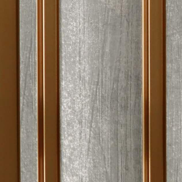 Grey Wooden Charcoal Louvers Panel Wood 9.5x0.39 Ft - Pn 03553