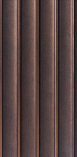 Brown Charcoal Louvers Plain Colors 8x0.41 Ft - 8523