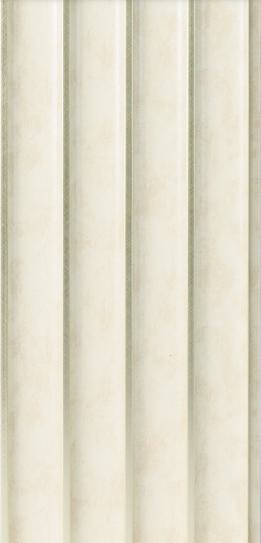 Cream Charcoal Louvers Plain Colors 8x0.41 Ft - 8525