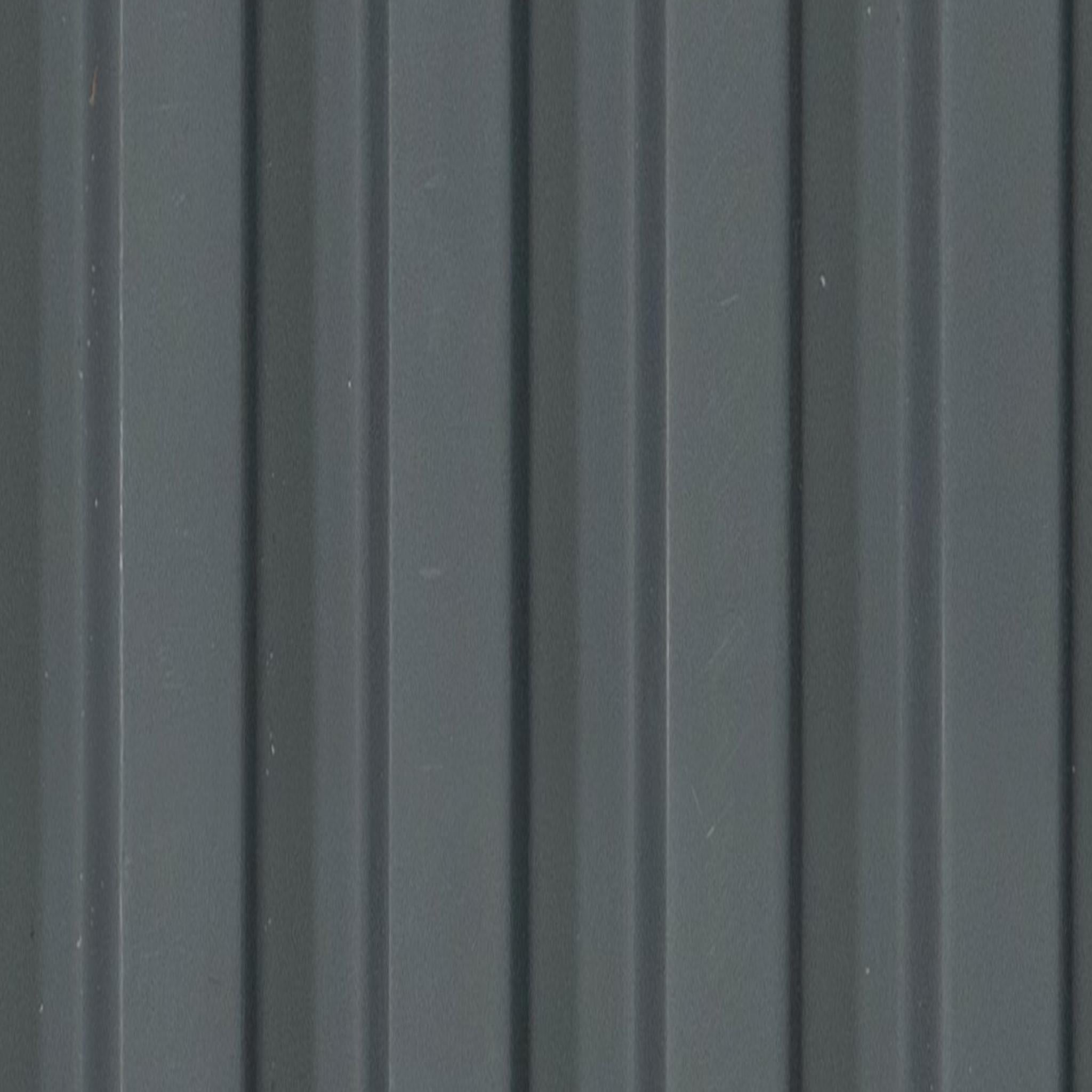Greymica Grey Charcoal Louvers 8x0.4 ft plain colors Grey 4516