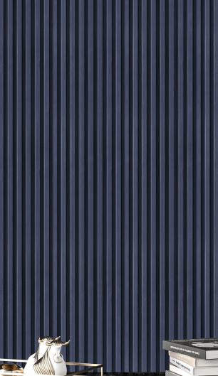 Greymica Grey Charcoal Louvers 8x0.4 ft plain colors Grey 4516