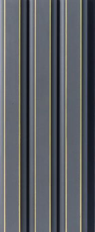 Grey Charcoal Louvers Plain Colors 8x0.41 Ft - 8531