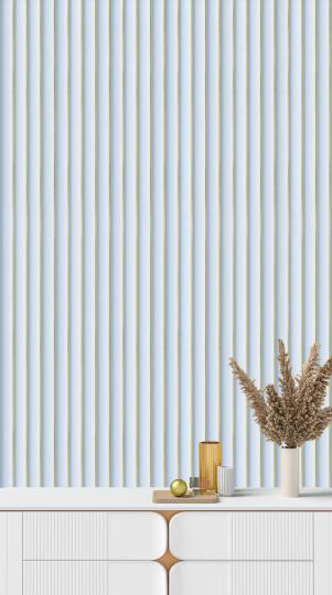 Light Blue Charcoal Louvers Plain Colors 8x0.41 Ft - 8524