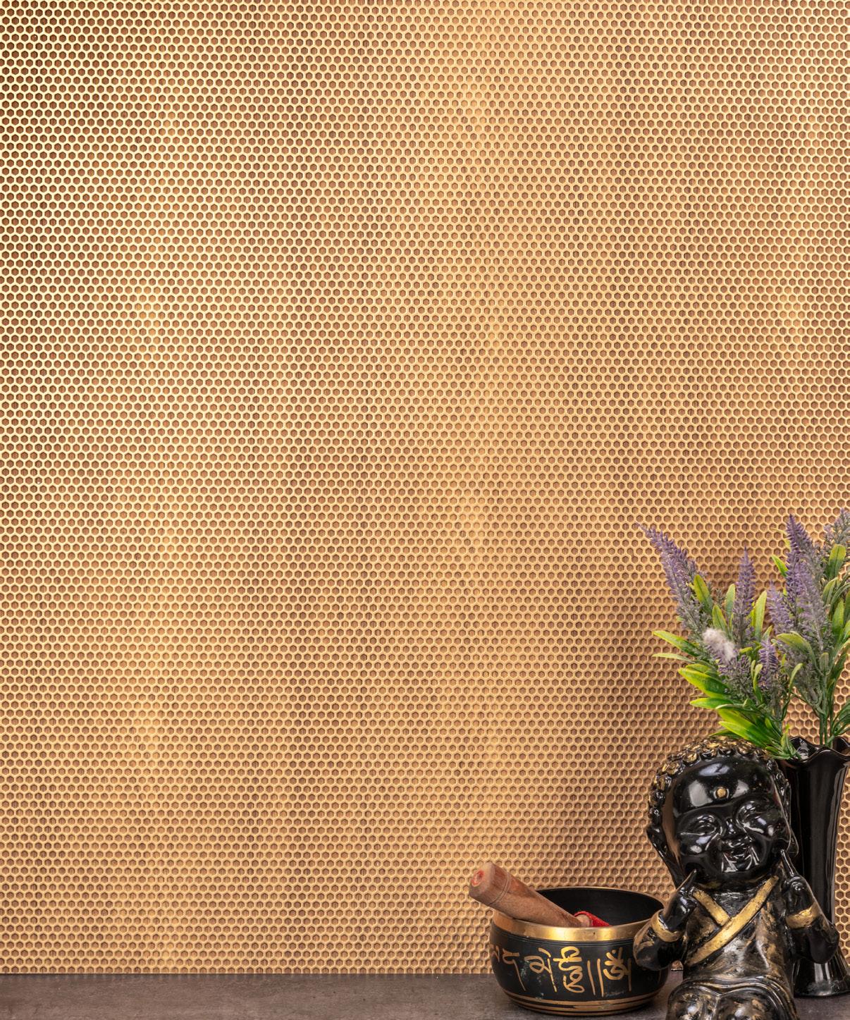 Charcoal Louvers Designer Brown 8x2 Ft - Hc 21
