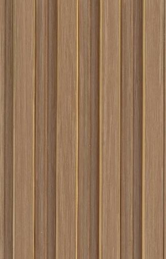Interlock Charcoal Louvers Wood Honey Oak 8x0.38 Ft - Pn 02716 C