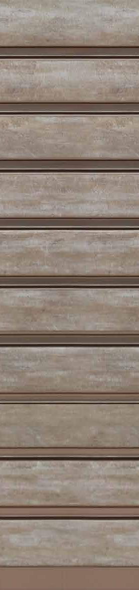 Iconica Series Louvers Designer Brown 8x1 Ft - Ic 1521