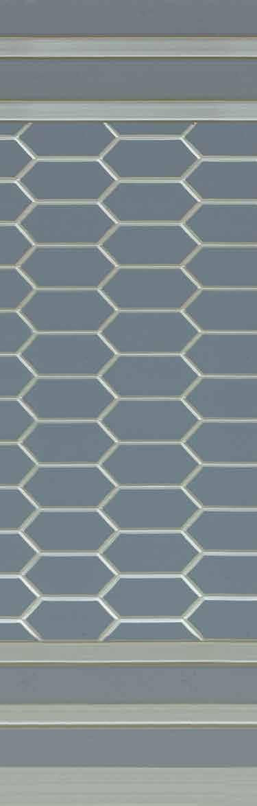 Iconica Series Louvers Designer Grey 8x1 Ft - Ic 1607