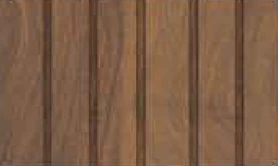 Pare Panels Soffit Design Interior Wall & Ceiling Panel 10x1.1 ft wood louvers Brown Imperial_Nut