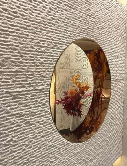 Linear Stone Clay Crafted Interior Cladding Designer Louvers Grey 3.93x2 Ft - Ittimi