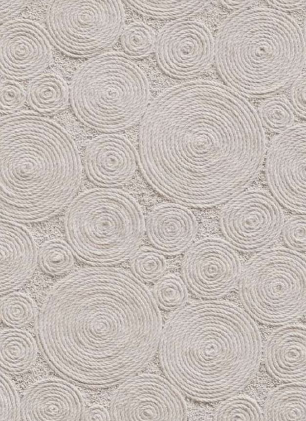 Ittimi Rope Ripple Clay Crafted Interior Cladding 4.43x2 ft designer louvers Cream Ittimi_Rope