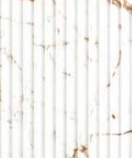 Ivory Marble Charcoal Louvers & Stone 8x1 Ft - Rc 1125
