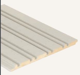 Magvee Madrid Slanks Louvers 8x0.39 ft wood White 034