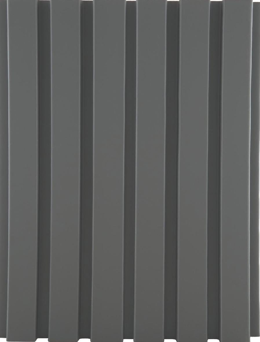 Mdf 18 Mm Louvers Panel Designer Grey 9x0.39 Ft - 282