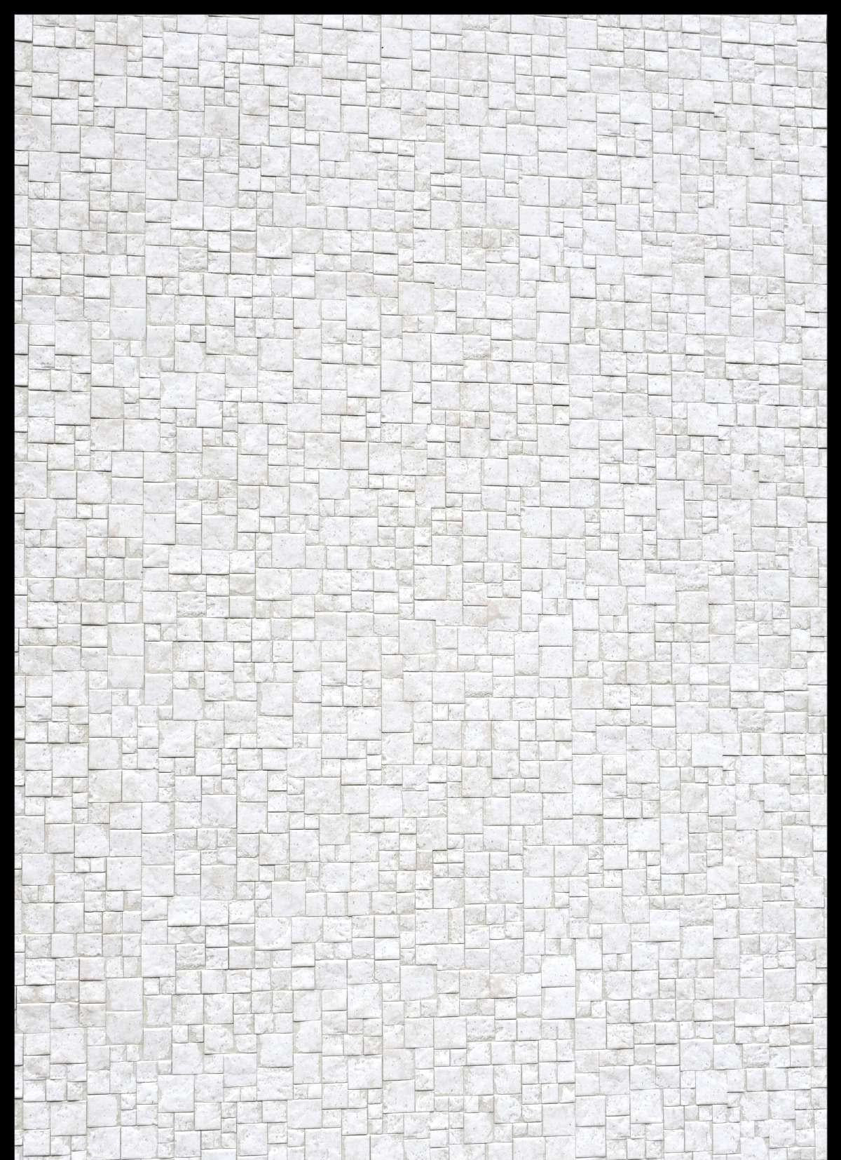 Charcoal Panel Marble & Stone Louvers White 8x2 Ft - Mx 5008