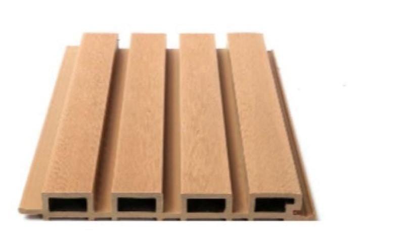 Wpc Panel Wood Louvers Wenge 9.5x0.72 Ft - Maple 9.5