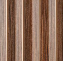 Charcoal Louvers Wood Brown 8x0.41 Ft - 253-3