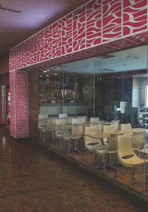 Charcoal - Based Decorative Wall Panel Designer Multi Colour 8x2 Ft Ls 2511