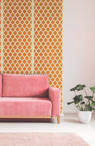 LS 2508 PVC,Charcoal - Based Decorative Wall Panel 8x2 ft designer louvers Multi Colour PN 00835