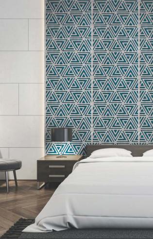 Charcoal - Based Decorative Wall Panel Designer Multi Colour 8x2 Ft Ls 2516