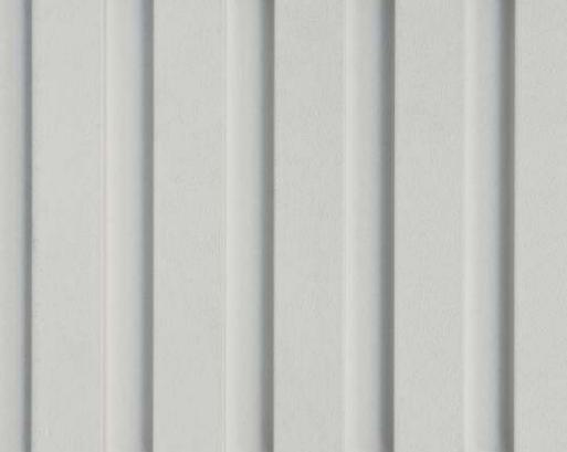 Neon Egg White Wpc Fluted Wall Panel Plain Colors 9.5x0.51 Ft - Op 6003 01