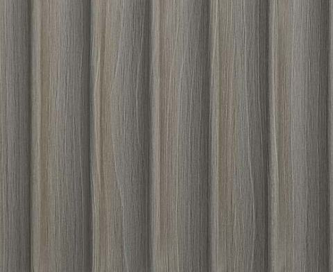 Rovere Wood Light Wpc Fluted Wall Panel Grey 9.5x0.52 Ft - Op 6005 01