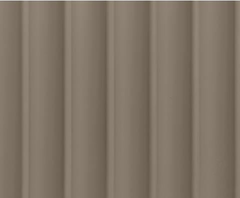 Ceramic Grey Wpc Fluted Wall Panel Plain Colors 9.5x0.52 Ft - Op 6005 08