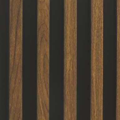 Vol 1 Louvers Wood Brown 8x0.41 Ft - Os 9001