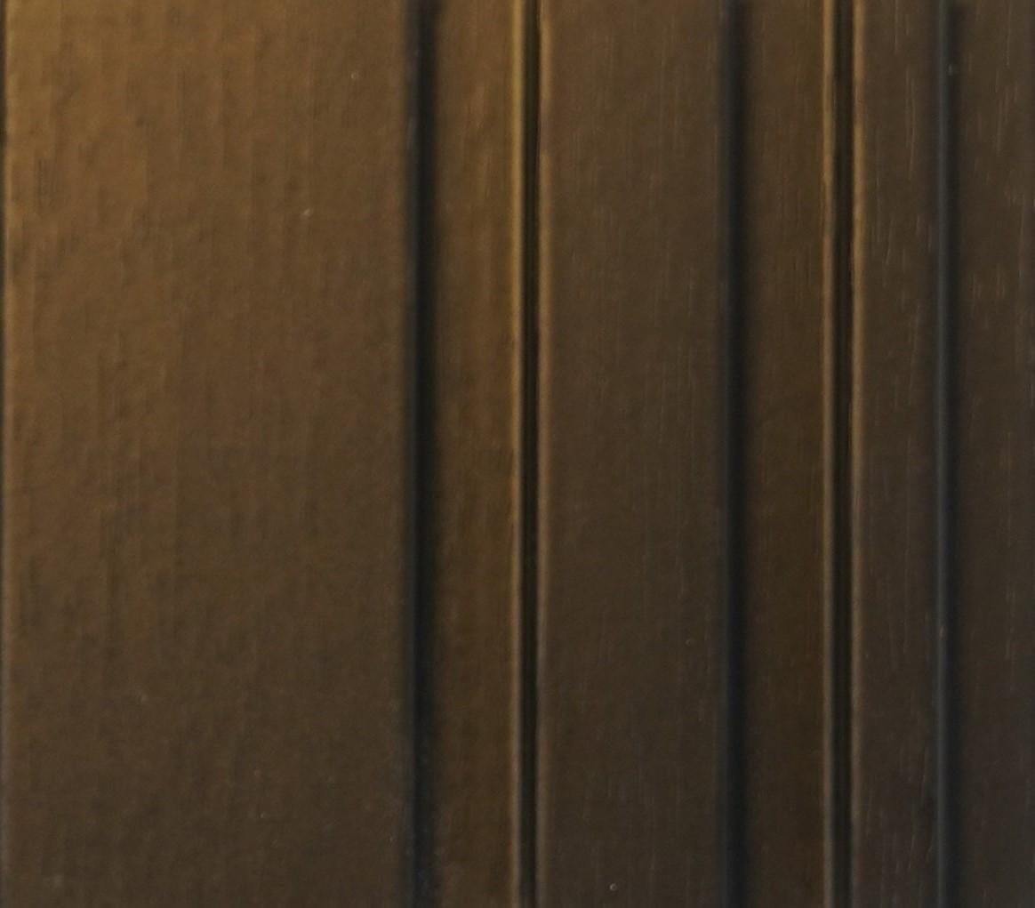 Wooden 9 Ft X 4.75 Inch Mdf Louvers Panel Wood Black 9x0.39 - Pn 00064