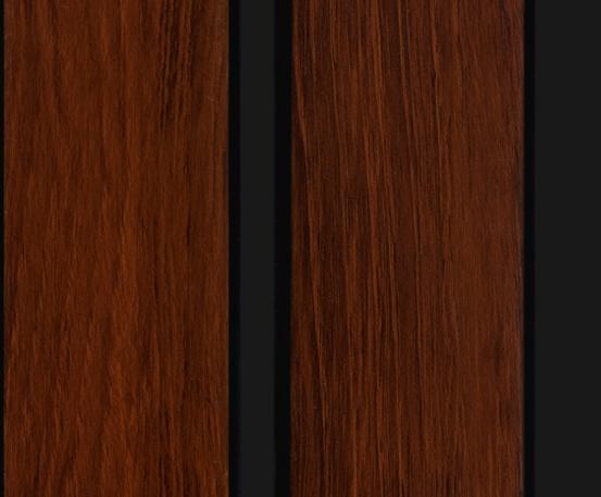 Ht 8 Ft X 5 Inch Charcoal Louvers Panel Wood Brown 8x0.42 - Pn 00163