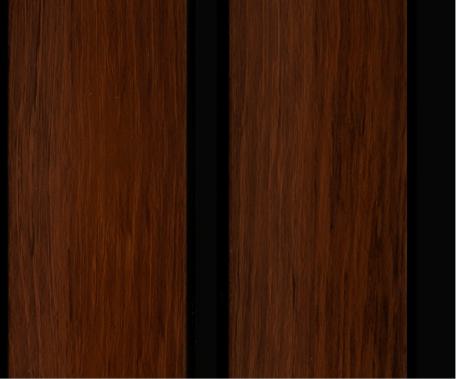 Ht 8 Ft X 5 Inch Charcoal Louvers Panel Wood Brown 8x0.42 - Pn 00185