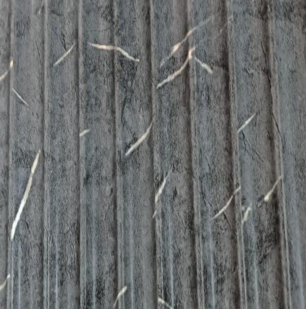 Charcoal Louvers Panel Wood Grey 8x0.41 Ft - Pn 00381
