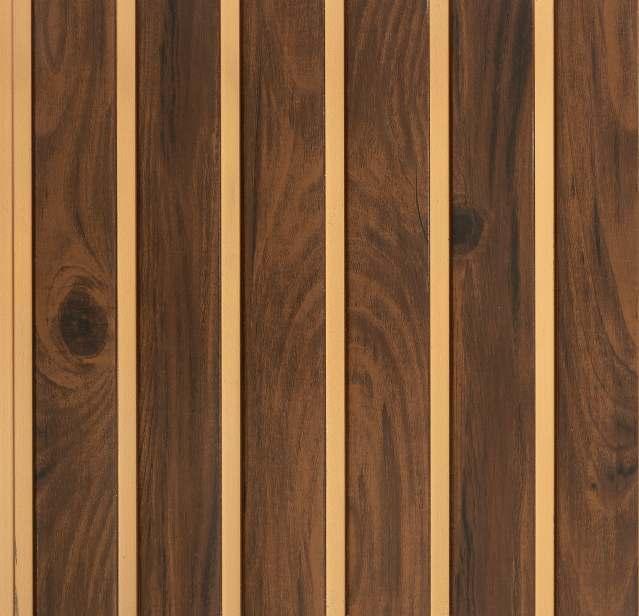 Coffee Bronze Charcoal Louvers Wood Brown 8x1 Ft - Pn 00544