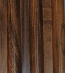 Charcoal Louvers Panel Wood Brown 8x0.41 Ft - Pn 00613