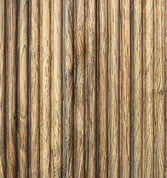 Spentagon Design Charcoal Louvers Wood Brown 8x0.41 Ft - Pn 00845