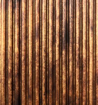 Spentagon Design Charcoal Louvers Wood Brown 8x0.41 Ft - Pn 00848